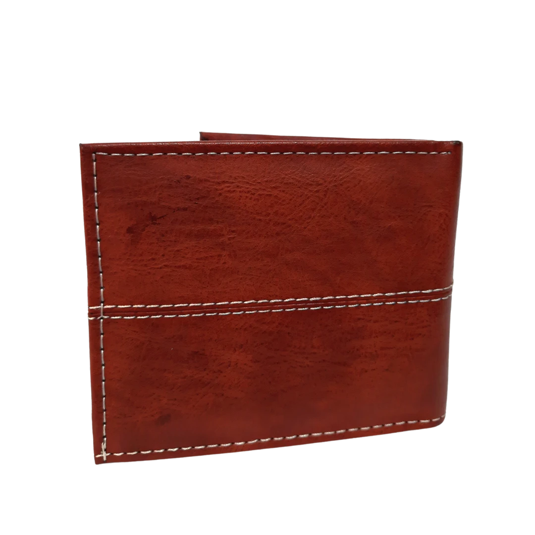 Cartera De Luxe Cuero Café Camello